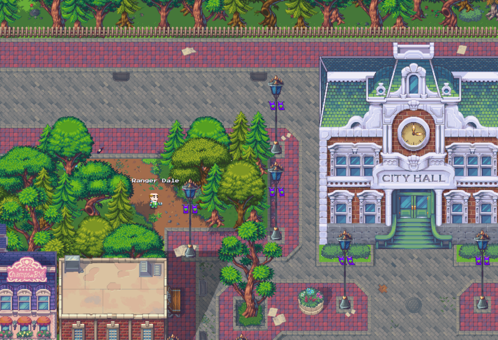 Pixels, a blockchain game