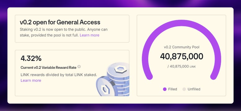 Chainlink Staking Program