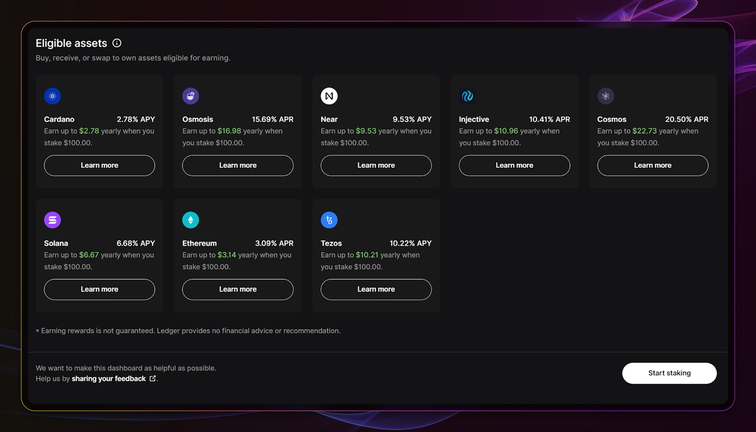 What Crypto Can I Stake in the Ledger Device?