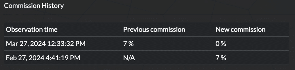 commission transparency